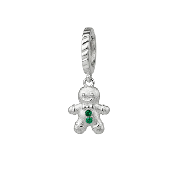 Ginger Bread charm 6 mm sølv , fra Christina Jewelry & Watches